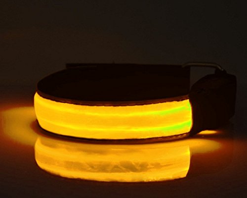 Kailian ® LED Fahrradlampe Wristband Licht Blinklicht joggen Außen Schulweg Kinder Fahrrad Hundehalsband (6 Farben erhältlich) - 2