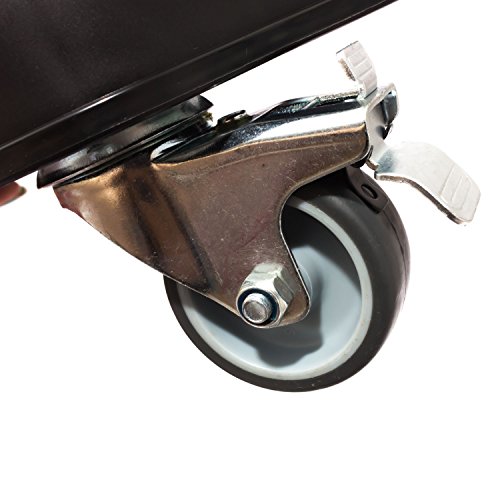 Keter 5 Drawer Tool Chest Set Acetal Slides, 1 Stück, schwarz / rot / silber, 17199301 - 5