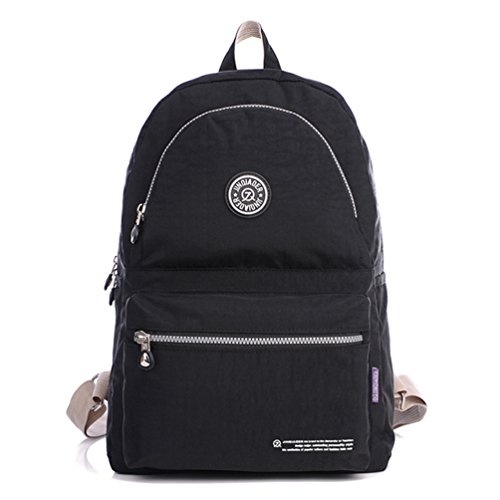 Tiny Chou Lightweight Waterproof Nylon Backpack Casual Travel Shoulder Bag