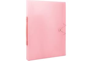 CATIME Diamond Painting Album A3, Livre de Stockage Peinture, 60 Pochettes Transparentes Peut Contenir 120 Feuilles 43x30cm Papier, Dossier de Rangement pour Photos de Peinture Diamant (Rose)