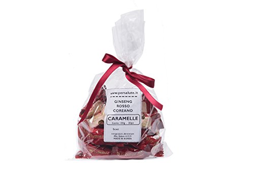 Caramelos de ginseng rojo coreano, paquete de 120 g y 30 caramelos