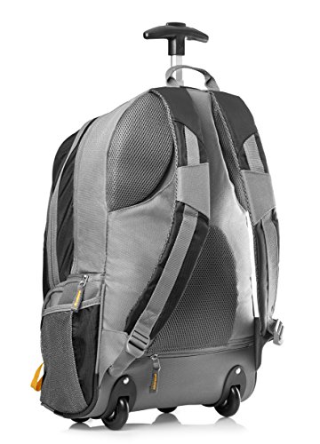 HP (J6X32AA) Rollen-Rucksack (für Notebooks, Laptops, mit höhenverstellbaren Griff) 39,62 cm (15,6 Zoll) schwarz/grau - 3