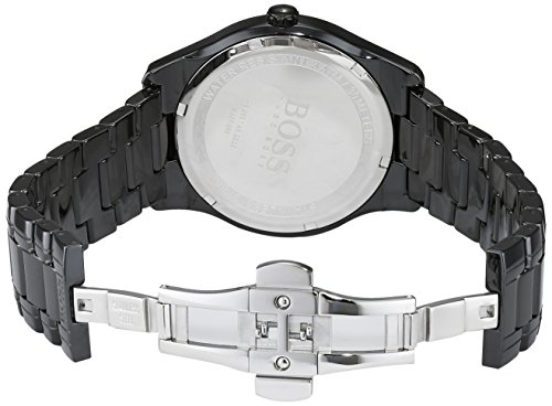 Hugo Boss Ambassador Modern Men's Quartz Black Analogue Classic Black Ceramic Bracelet 1513223