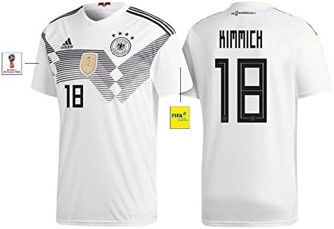 adidas group Men's Football Shirt Borussia Dortmund WM 2018 Home – KIMMICH 18, L