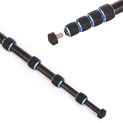 TARION A-22 monopod monopie 165cm trípode telescópico con correa de mano y bolsa de transporte