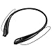 Produktbild Aukey Kopfhörer Bluetooth 4.0 Headset Sport Wireless Stereo mit integriertem Mikrofon, Halsumfang Design für iPhone, Android, Tablets und andere Bluetooth-Geräte (schwarz)