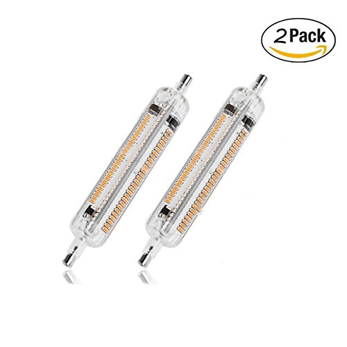 VastSean R7S noregulable LED 118 mm 10 W blanco cálido bombillas [Clase de eficiencia energética A+] blanco cálido(2 Pack)