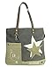 Produktbild Sunsa Handtasche Damen XXL Badetasche Tasche Shopper Schultertasche große Sporttasche Handgelenktasche Strandtasche Damentasche Canvastasche Weekender Retro Vintage Canvas Leder groß Wochenendtasche