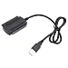 Produktbild HKFV SATA IDE zu USB Adapterkabel 2.5 3.5 SATA IDE zu USB Adapterkabel Kabel für Festplatte HDD CD DVD RW Rom (Black)