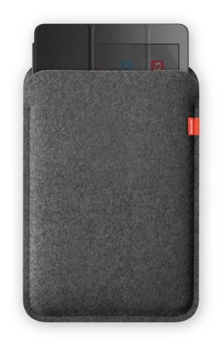 Freiwild Sleeve 9+ Schutzhülle für iPad 9,7", Air, Air 2, Pro 9,7" grau-meliert (passt mit Smart Cover) …