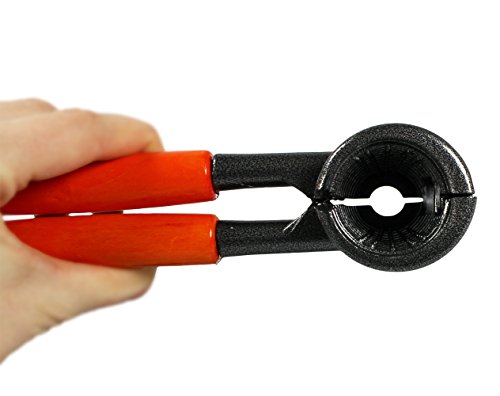 COM-FOUR® 2er Pack – 3in1 Nussknacker mit Holzgriff - 3