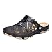 Produktbild Vectry Sandalen Herren Sneakers Hohe Sportschuhe Sneakersocken Herrenschuhe Low Slip on Sport Outdoorschuhe Hausschuhe Pantoletten Segelschuhe, Beach Flip Flops Strand Hausschuhe (EU40/CN41, Schwarz)