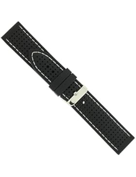 Uhrbanddealer 22mm Ersatzband Uhrenarmband Silikon Band