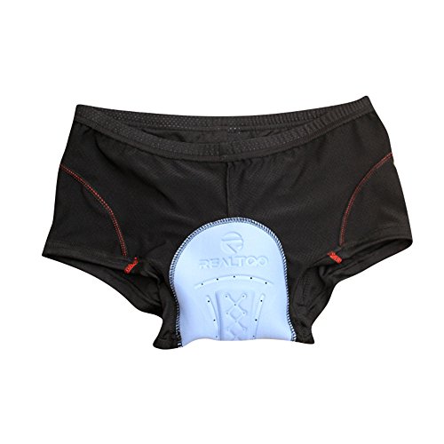 Lixada Männer Farrad Unterwäsche atmungsaktive Schwamm Pad MTB Cycling Underwear Pants für Outdoor Sport Radsport - 3