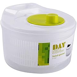 zebroau Essoreuses à Salade et légumes Séchoir, Grandes essoreuses à Salade et desserte manuelles, Design à séchage Rapide, Grande Capacité, pour Salades Légumes Fruits