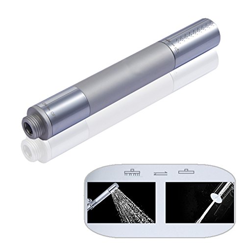 DSIKER Wellness Hoher Druck Wasserspar Duschkopf,2 Jet Brausekopf,Bidet Dusche Intimdusche Hundedusche Spraybrause,Wasserdruck einstellbar,massiv Messing verchromt - Niederdruck geeignet
