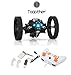 Price comparison product image Togather® 2.4G Remote Control Mini Bounce Car, Jumping Car, RC Bounce Jumping Sumo Car Mini Car Toy Car with 2 Second Rotation and LED Night Lights Bounce RC Toy (Black)