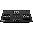 Beyond Appliances Smart Timer Dorado Hobtop, Flame Failure Device, Hybrid Functionality, Auto-Ignition, Glass-top Gas Stove (3 Burner)