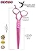 CANDURE® 6" Professional Hair cutting Scissor - Stainless Steel - Hairdressing Barber Salon Scissors + A Beautiful Presentation Case (Pink (6"))