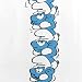 Smurf Pile Children's Blue White Kids Single Panel Duvet Cover Quilt Bedding Set
