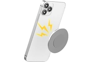 Panlouting Support Mural Magnétique Anneau pour iPhone 17, 16, 15, 14, 13, 12 Pro Max | Alliage Aluminium | Support Mains Libres pour Cuisine, Salle de Bain, Voiture