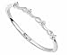 Yellow Chimes Moxie Collection Waves Of Wonder Alloy Silver Crystal Bracelet for Women and Girls... RS.399.00