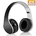 Produktbild Bluetooth Kopfhörer, Wireless Bluetooth 4.1 Stereo Kopfhörer Dynamisch Geschlossen, Over-Ear High-Fidelity Sport Mp3-Player mit 3,5 mm Buchse und Mikrofon-Rauschunterdrückung für IPhone, Android, PC und andere Bluetooth-Geräte