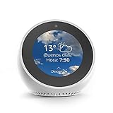 Usa el altavoz integrado o conecta tus altavoces usando Bluetooth o el cable estéreo con jack de 3,5 mm. Con la música multiestancia, puedes escuchar canciones en dispositivos Echo situados en habitaciones distintas (disponible en Amazon Music, Spotify Premium y TuneIn; la conectividad Bluetooth no es compatible mientras se usa la música multiestancia).