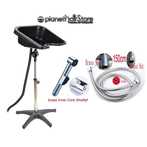 Portable head washbasin with water tap Faucet | Portable head washbasin with shower and push-button 2-year warranty.