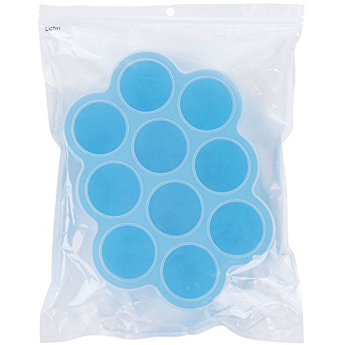 Lictin Einfrieren Babybrei GVDV Babynahrung Aufbewahrung Food Storage Gefrierschrank Behälter-Behälter mit Silikon Clip hausgemachte Babynahrung Silikon Gefrierschrank Lagercontainer Tray - 7
