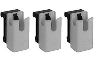 GHOST INTERNATIONAL Ghost Kit 3 Porta Caricatori per Tiro Dinamico Sportivo | 3 x PortaCaricatore Universale 360° Hybrid in ABS con Clip Rotativa | per Caricatori Bifilari ad Alta Capacità | Tiratori Destri o Mancini