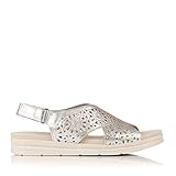  PITILLOS 2743 Sandalia 2 Tiras Mujer Plata 37
