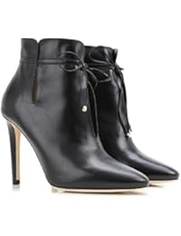 Jimmy Choo botas de tacón alto tobillo de cuero negro - Número de modelo: MURPHY SLY 164