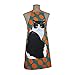 Produktbild Küchenschürze, mit Katzenmotiv, Schwarz / Weiß