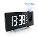Produktbild Mpow Projektionswecker, FM Radiowecker mit Projektion 5'' LED-Anzeige Projektionuhr digitaler Wecker Uhrenradio, Dual-Alarm, 3 Helligkeit 120° Dreh-Projektor &180° Flip-Projektionsanzeige.