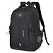 Produktbild Schwarzer Reiserucksack Männlicher 17-Zoll-Computer Reisen Wasserdichte Rucksack, High-End-Business-Rucksack Mit Großer Kapazität, Mit Handy, Buch, Kleidung, Tablet, Brieftasche, Wasserschale Und Ande