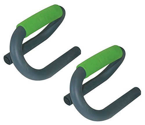 Schildkröt Fitness PUSH UP BARS, 2 Liegestützengriffe, (grey-green), 960040