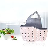 Soporte de esponja: Se puede usar material de goma, rojo flexible, fácil de limpiar, baño de cocina, etc., se puede colocar una bola limpia, lavar platos y otras cosas pequeñas, para su vida.