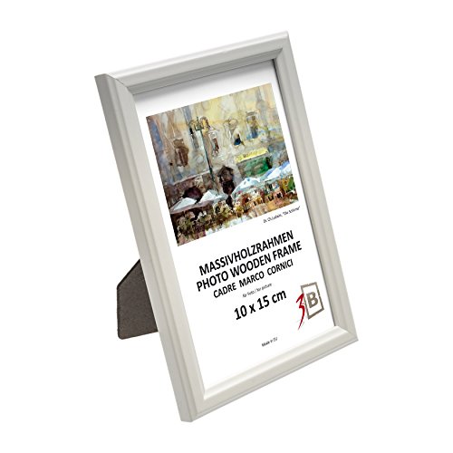 Set 3 Stk. – Bilderrahmen JENA – weiß – 15×21 cm (A5) – Holzrahmen - 2
