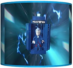 DR WHO - CEILING LAMPSHADE - 10" DRUM - BEDROOM / ROOM LAMP SHADE - MENS / BOYS GIFT
