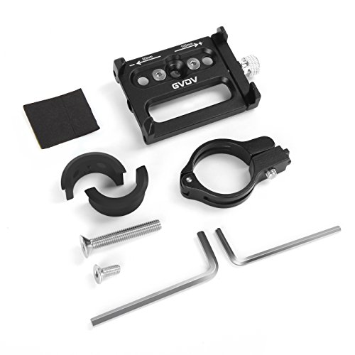 Alloy Fahrrad Handy Halter Halterung, GVDV Fahrradhalterung Stander Fahrradhalterung Lenkerhalter Universal-Fahrrad und Motorrad-Telefon-Einfassung Cradle für iOS, Android Smartphones, GPS und andere kompatible Geräte - 9