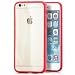 Produktbild Original Rock Apple iPhone 6 / 6S Hülle Ultra Slim Silikon Case Premium Schutzhülle Back Cover mit Displayschutz Rot
