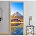 Produktbild Haipeiy Autocollant de Porte Paysage de montagne de bricolage autocollant de Porte Pour Chambre Salon affiche PVC imperméable autocollant Porte wrap 77x200cm