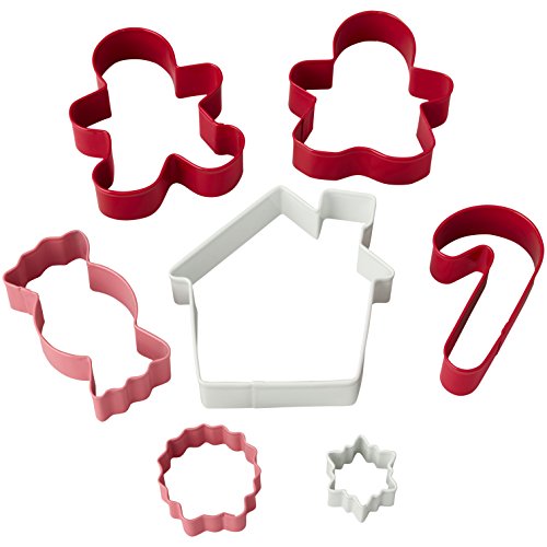 Wilton 7-teiliges Christmas Cookie Cutter Set, Mehrfarbig, Set von 7 - 3