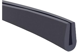 Fransande Junta de Borde Goma Forma de U Protector Borde Anti-Golpe Largo 10m,Ancho 3mm,Alto 6mm