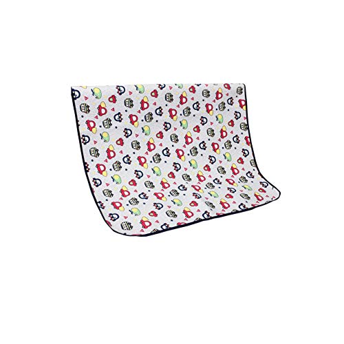 Preisvergleich Produktbild Ouken Wickelunterlage Altenpflege Matte Waschbare Säuglingsbabybett Isomatte Wasserdichtes Baby-Windel-Matten-Auflage Großes Blatt Matratze Auflage-Abdeckung für Kinderwagen Krippe Auto Dunkelblau