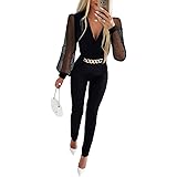 Onsoyours Sexy Tute Donna Pantaloni Vestito Abito Elegante Cocktail Party Monopezzi Solide Casual Tute da Sera Rompers Cerimo