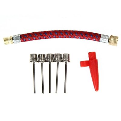 demiawaking Lot de 7 Valve connecteur Kit Adaptateur pour pompe à ballon de football de l'air
