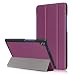 Produktbild Qiaogle Tablet Case - PU Leder Schutzhülle Case Cover für Lenovo Tab3 8 Plus TB-8703 / Lenovo P8 8.0 (8 Zoll) - CY02 / Lila