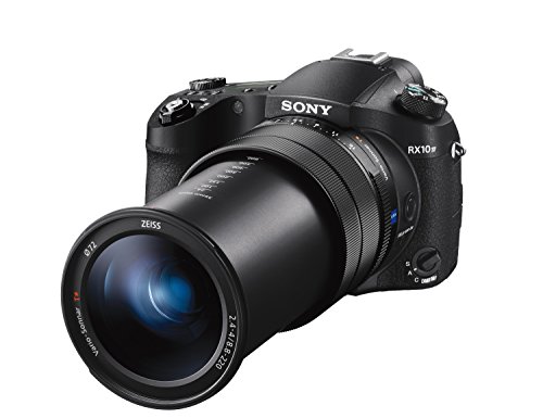 Sony DSC-RX10M4 Premium Digital Bridge 20.1 MP 25X Zoom Camera with 24 - 600 mm F2.4-4 Zeiss Vario-Sonar T Lens  - Black